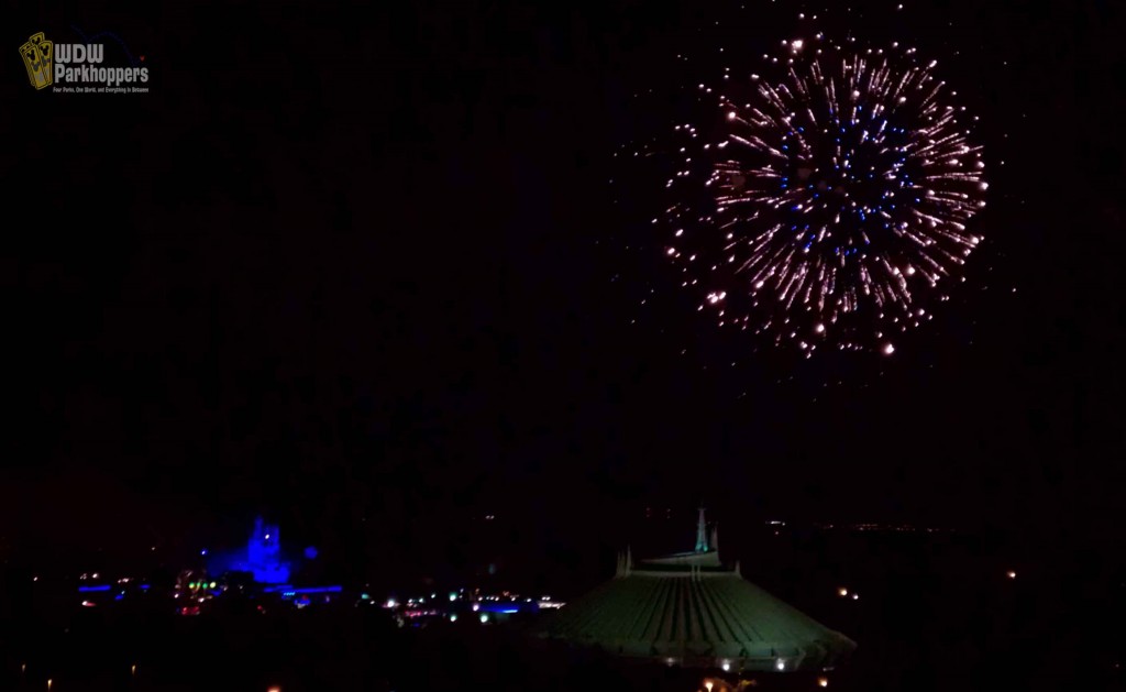 Fireworks from Top of the World Club at Walt Disney World
